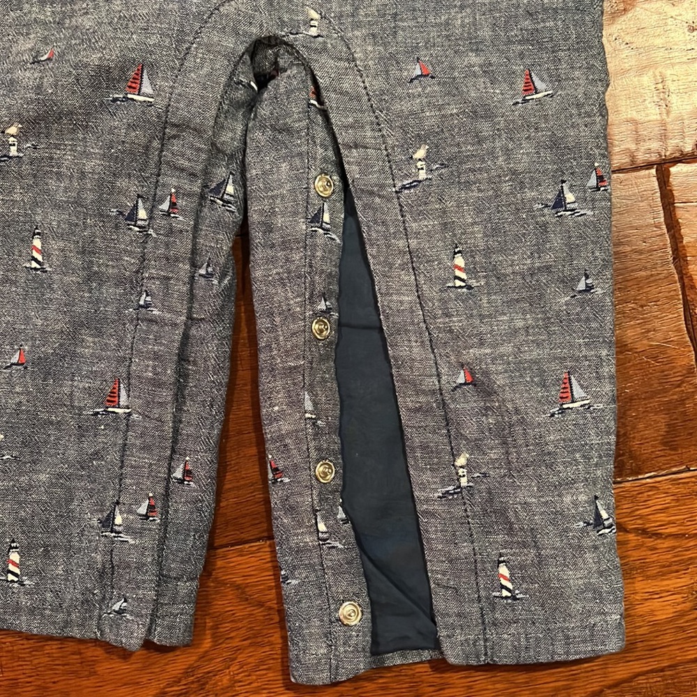 Linen Overalls, 18-24 months - Picture 4 of 5